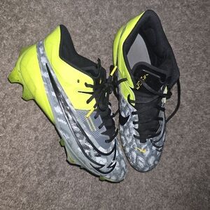 Nike Yellow and Gray Soccer Cleats